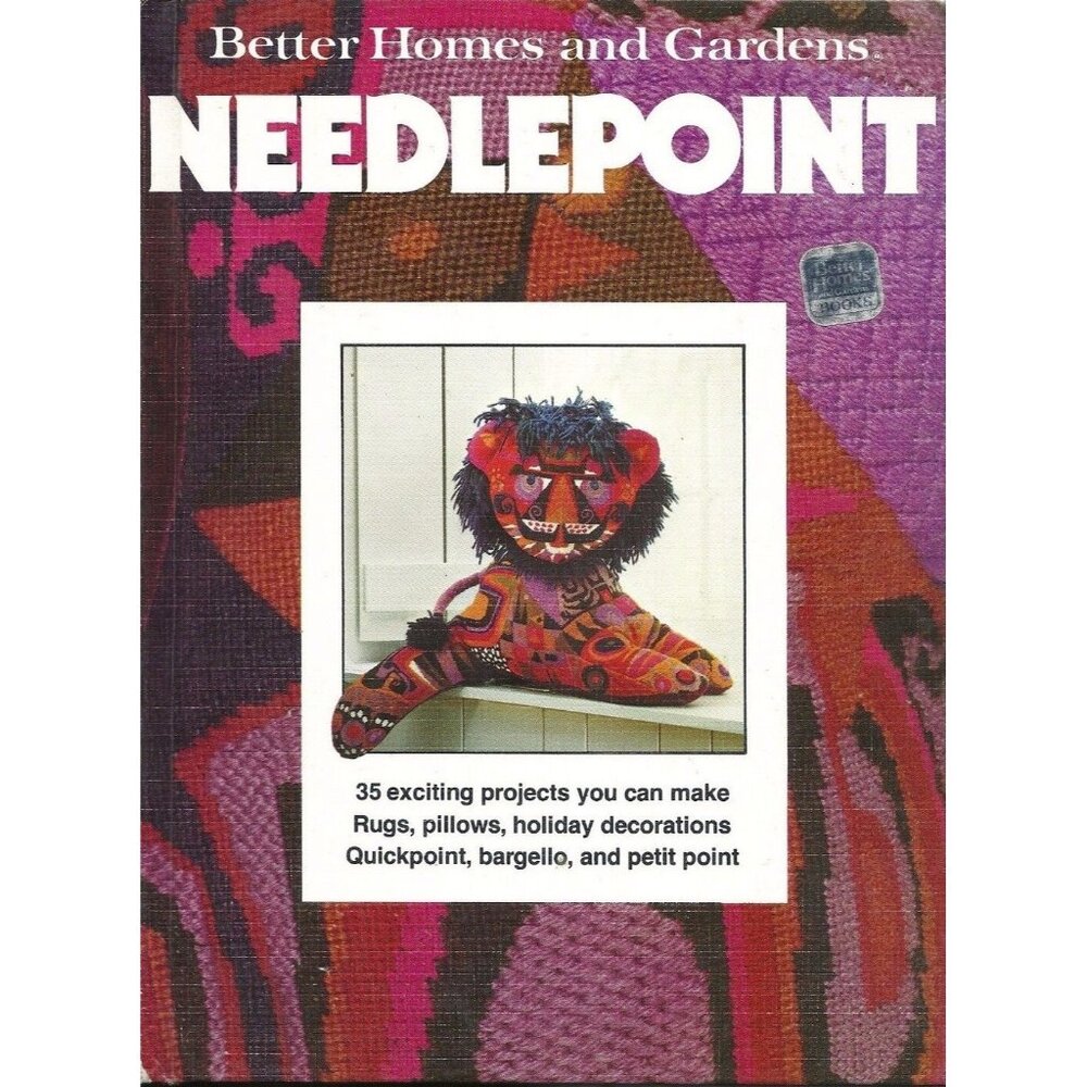 Better Homes and Gardens Needlepoint Hardcover 35 Craft Projects 1978 Vintage